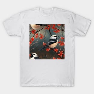 North American Birds - Titmouse T-Shirt